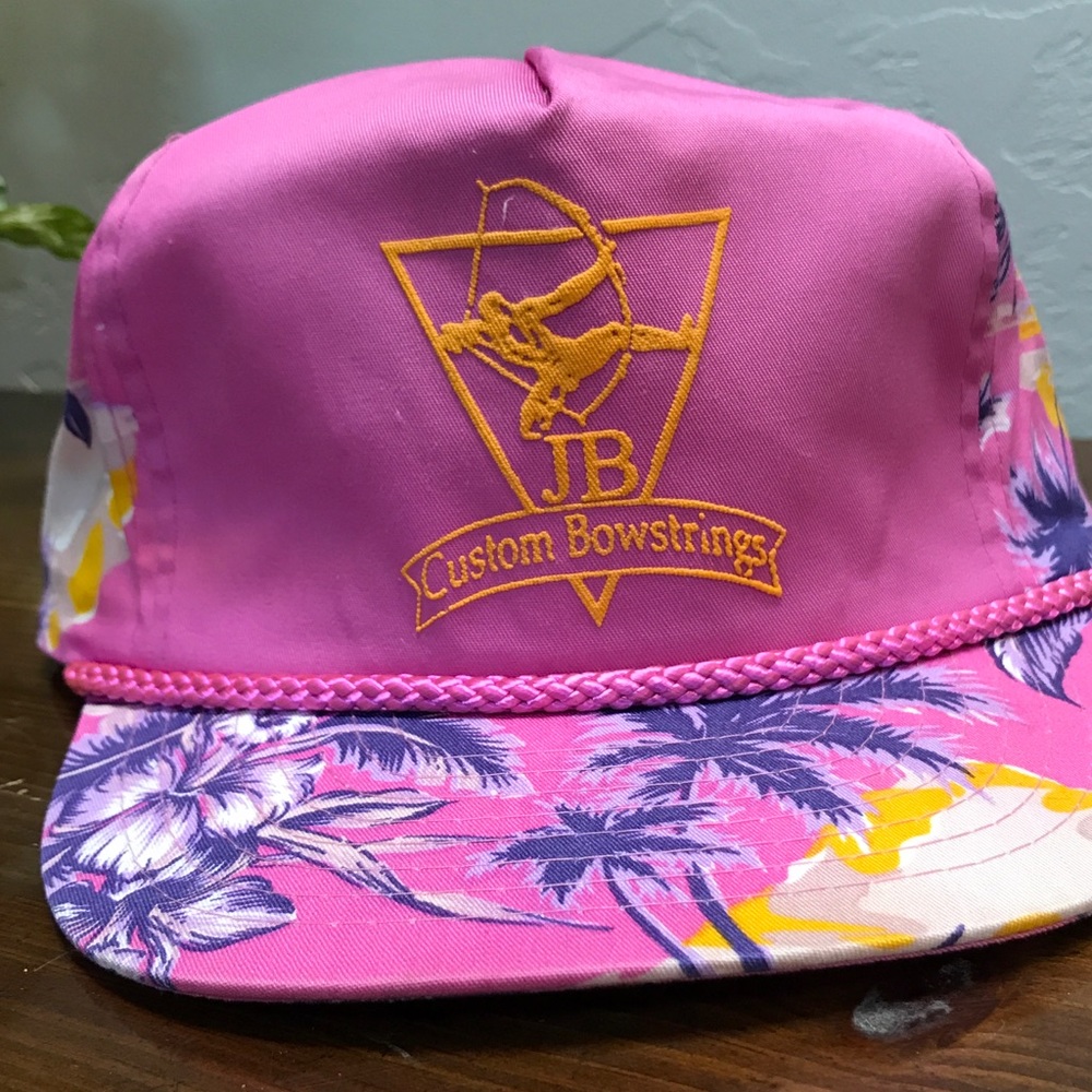 90's Vintage Pink Snap Back